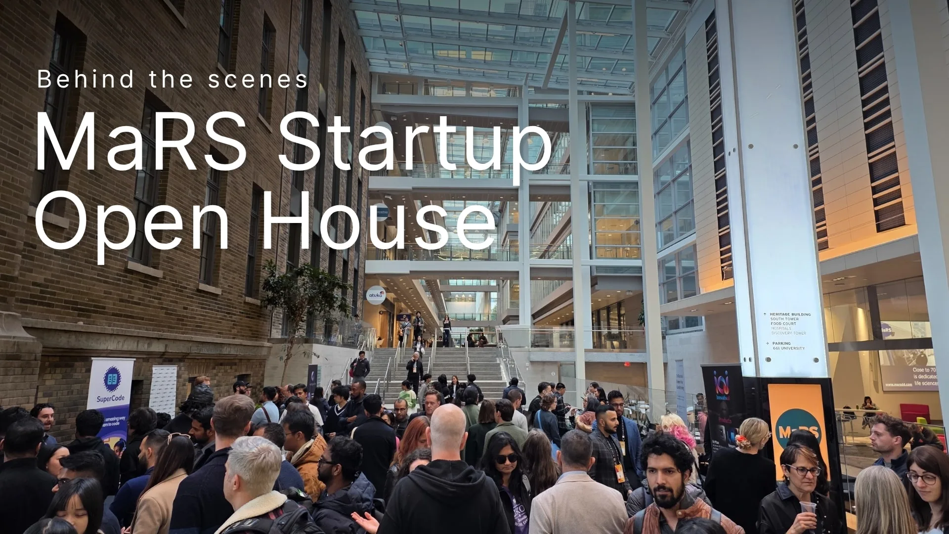 Startup Open House at MaRS - MaRS Discovery District